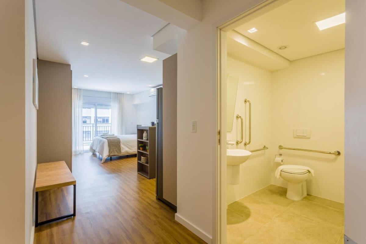 Bhomy Bela Vista Adaptado E Confortavel Apm1306 São Paulo Kültér fotó